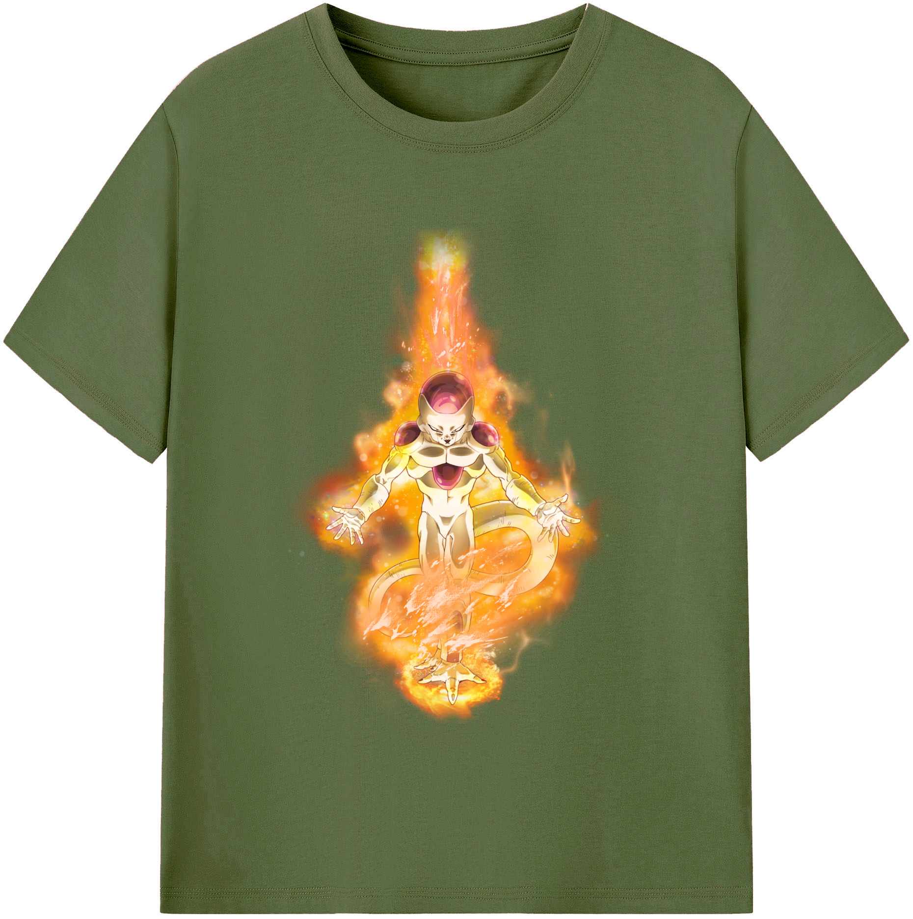 （画像用） ドラゴンボール フリーザ DRAGON BALL Frieza 綿100％半袖Tシャツ（フロントプリント）